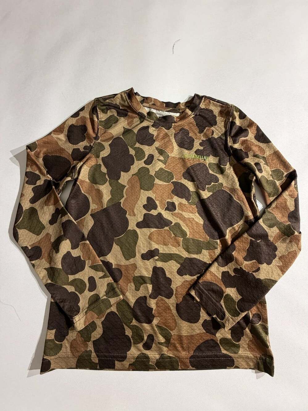 Magellan Outdoors Hunt Gear Camo Long Sleeve Shirt Kids Size XS
